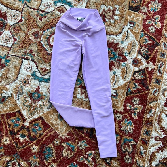 Beach Riot Lavender Ribbed Leggings - Picture 2 of 9